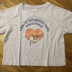 Uniqlo UT x PEANUTS SNOOPY Girls Crew Neck Tee T-Shirt 140 11/12